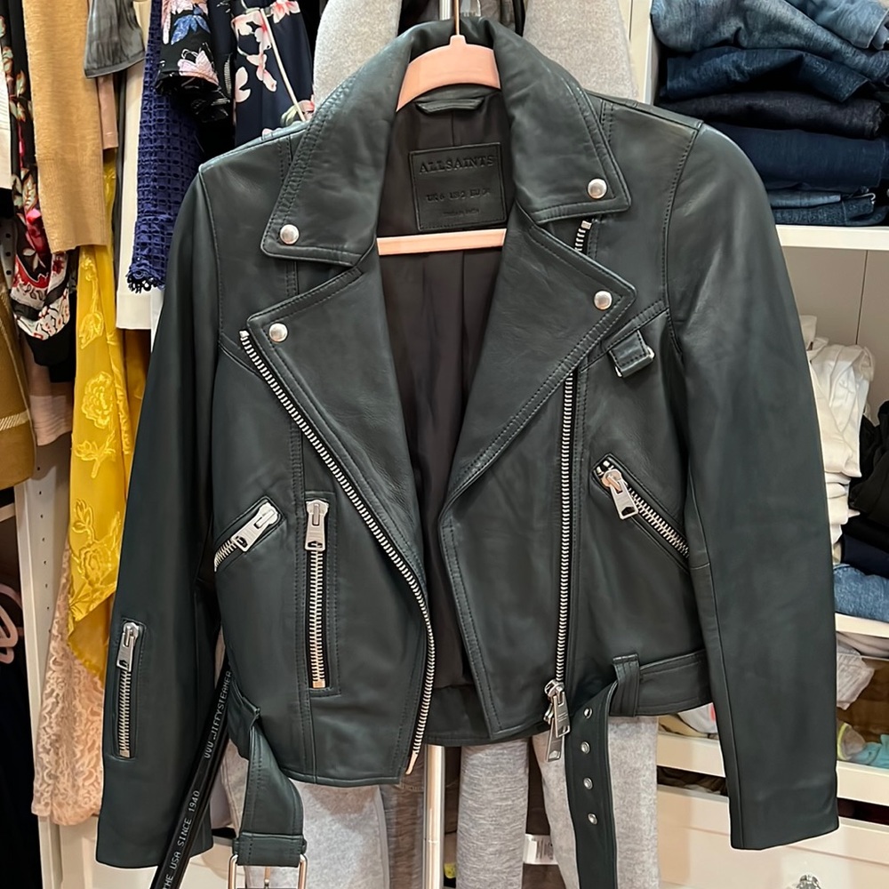 All Saint Authentic 100% butter soft sheep leather